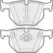 Fahren Rear Brake Pad Set FBP3341