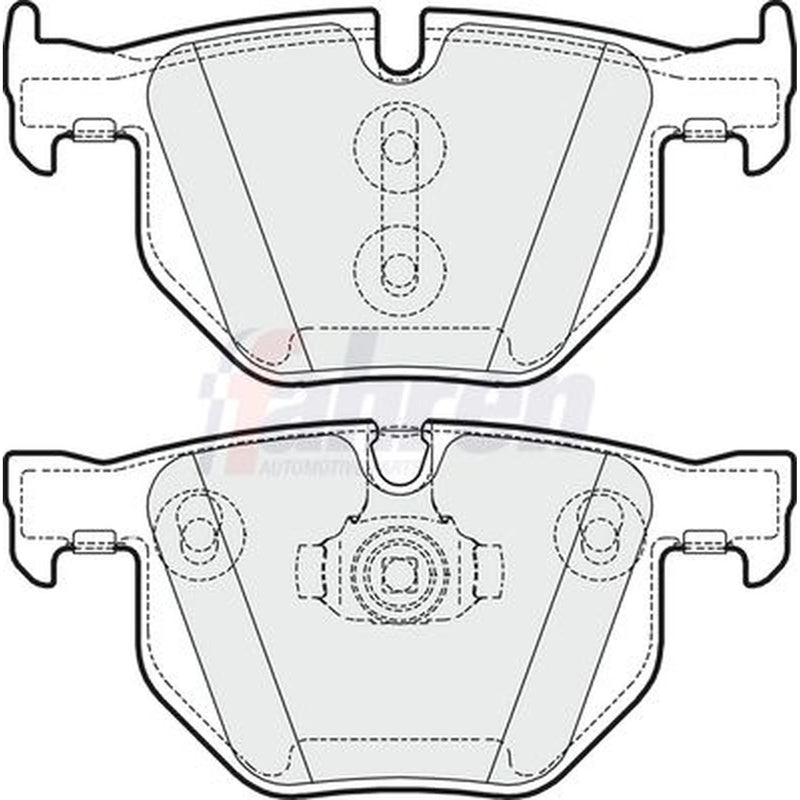 Fahren Rear Brake Pad Set fits BMW X5 2006-2018 3.0