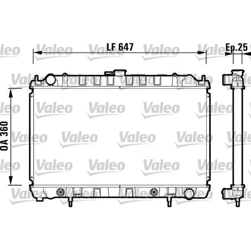 Valeo Engine Radiator 734149