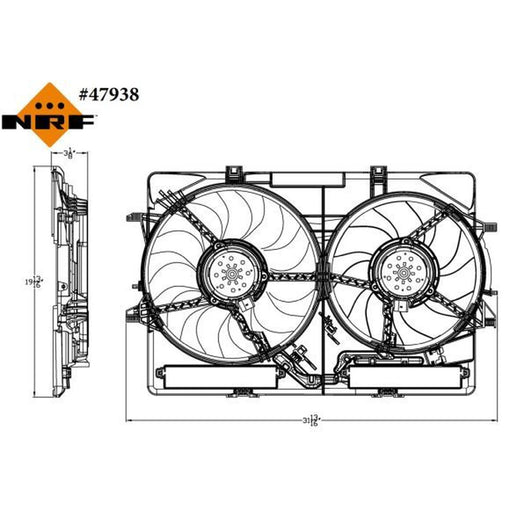 NRF Engine Cooling Fan 47938