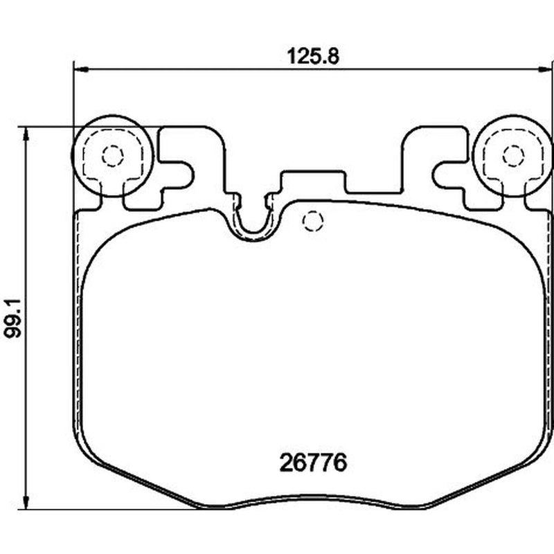 Mintex Front Brake Pad Set MDB4359