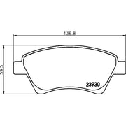 DON Front Brake Pad Set PCP1121