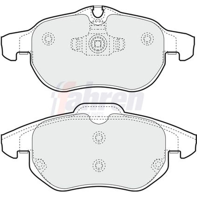 Fahren Front Brake Pad Set fits Cadillac Bls 2006-2010 1.9 2.0 2.8