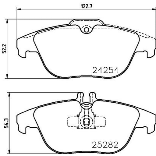 DON Rear Brake Pad Set PCP1459