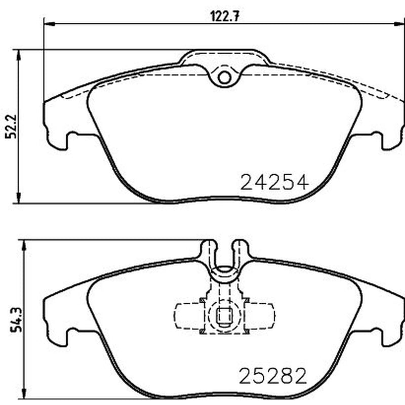 Mintex Rear Brake Pad Set MDB3247