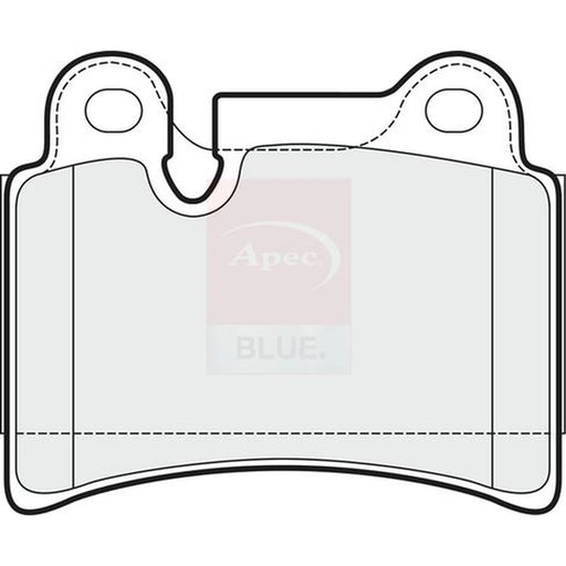 Apec Rear Brake Pad Set PD3646