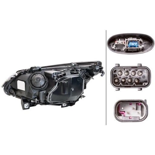 Hella Headlight Headlamp PY21W Right 1EL 163 080-001