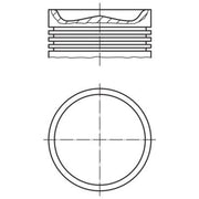 Mahle Piston Cylinder Bore = 102mm 001 PI 00110 022