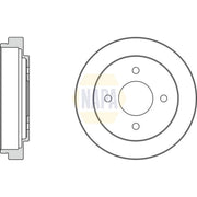 NAPA Brake Drum Assembly Rear NDR1060