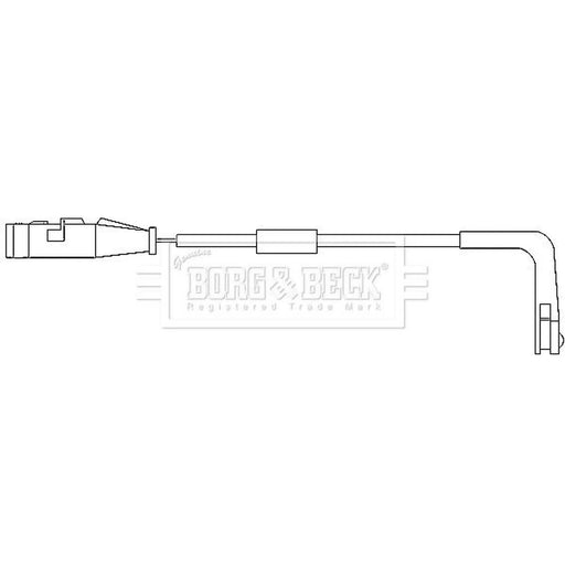Borg & Beck Brake Pad Wear Sensor Front BWL3007