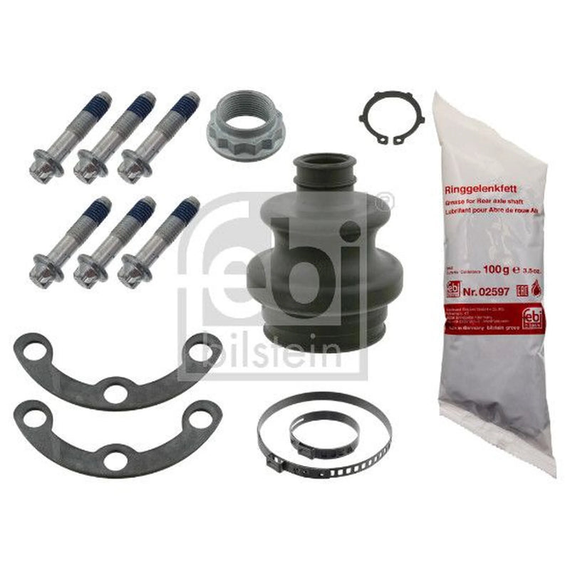 Febi Drive Shaft Bellow Kit transmission sided Rubber 24828