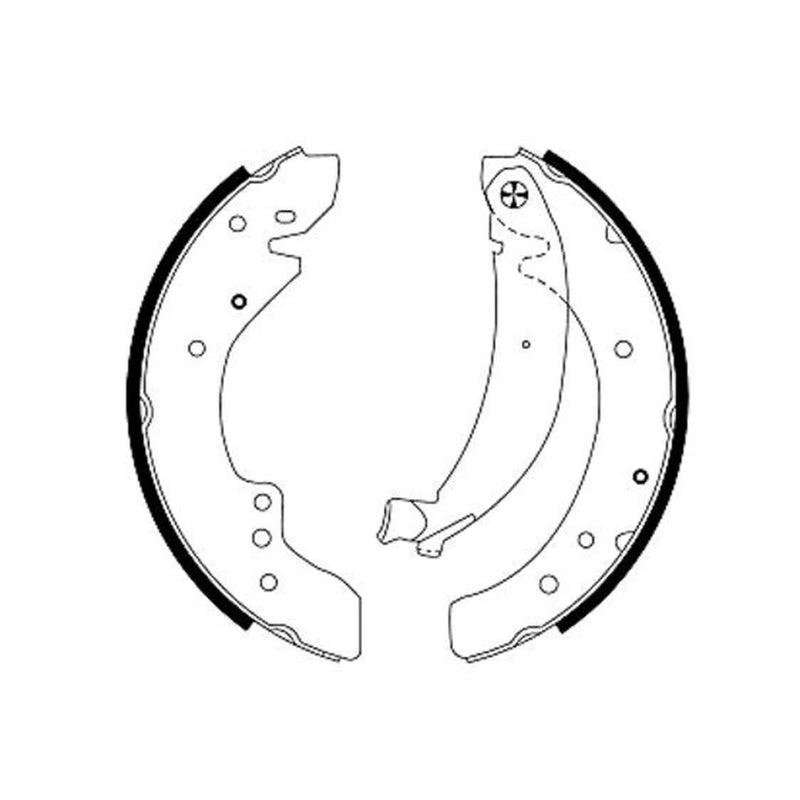 Mintex Brake Shoe Set Axle Kit MFR402