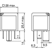Bosch Main Power Relay 0 986 332 001