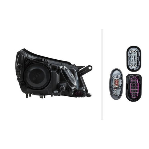 Hella Headlight Headlamp PY21W Left 1ZS 009 549-211