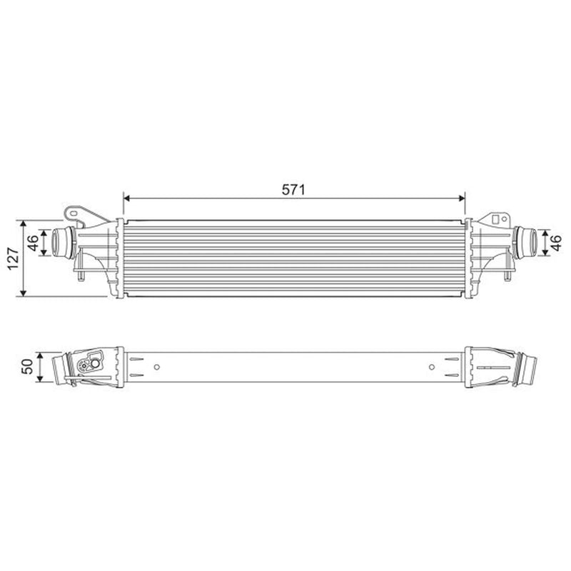Valeo Intercooler (Charge Air Cooler) 818681