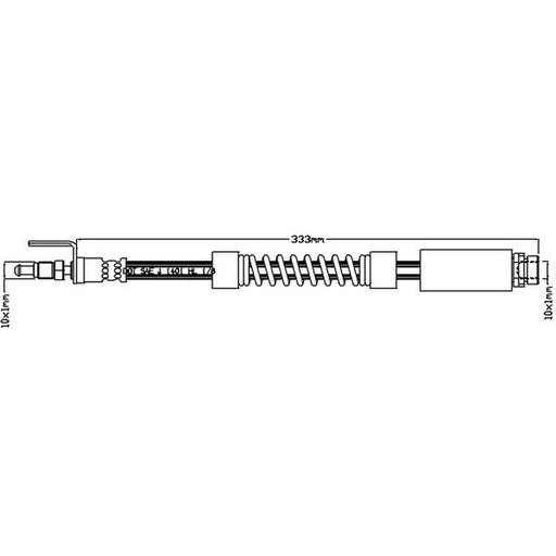 Abtex Brake Hydraulic Hose Line Right ABH1113