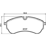 Mintex Front Brake Pad Set MDB4345