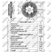 NRF Radiator Fan Clutch 49525