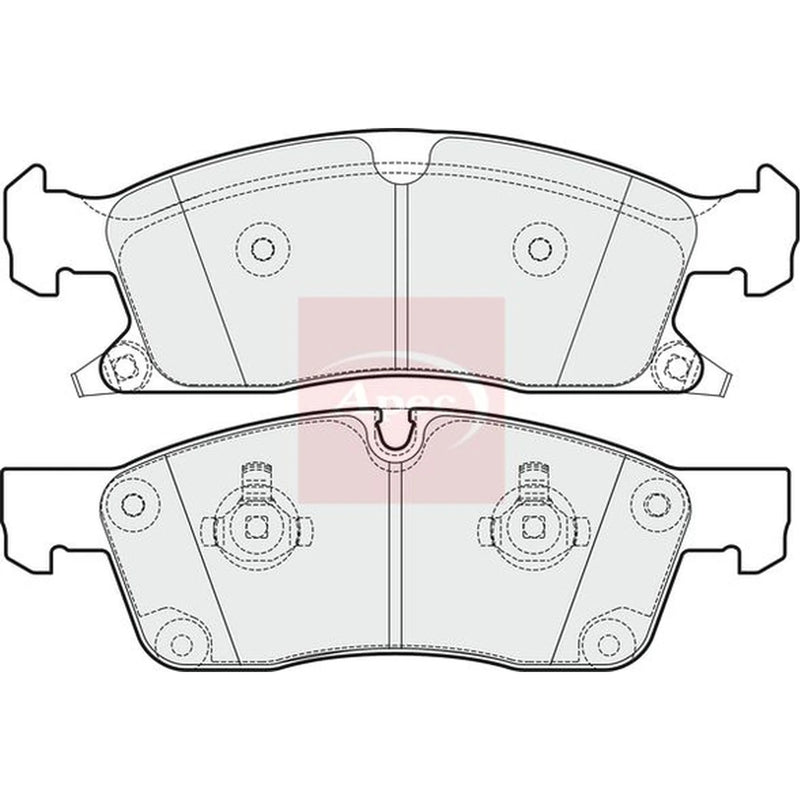 Apec Front Brake Pad Set PAD1770