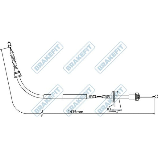 Apec Handbrake Cable Right Rear BBC3296