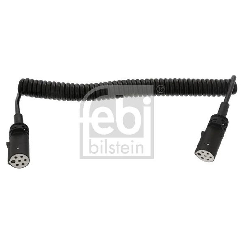 Febi Coiled Cable 7 Connectors 24V PU (Polyurethane) 33507
