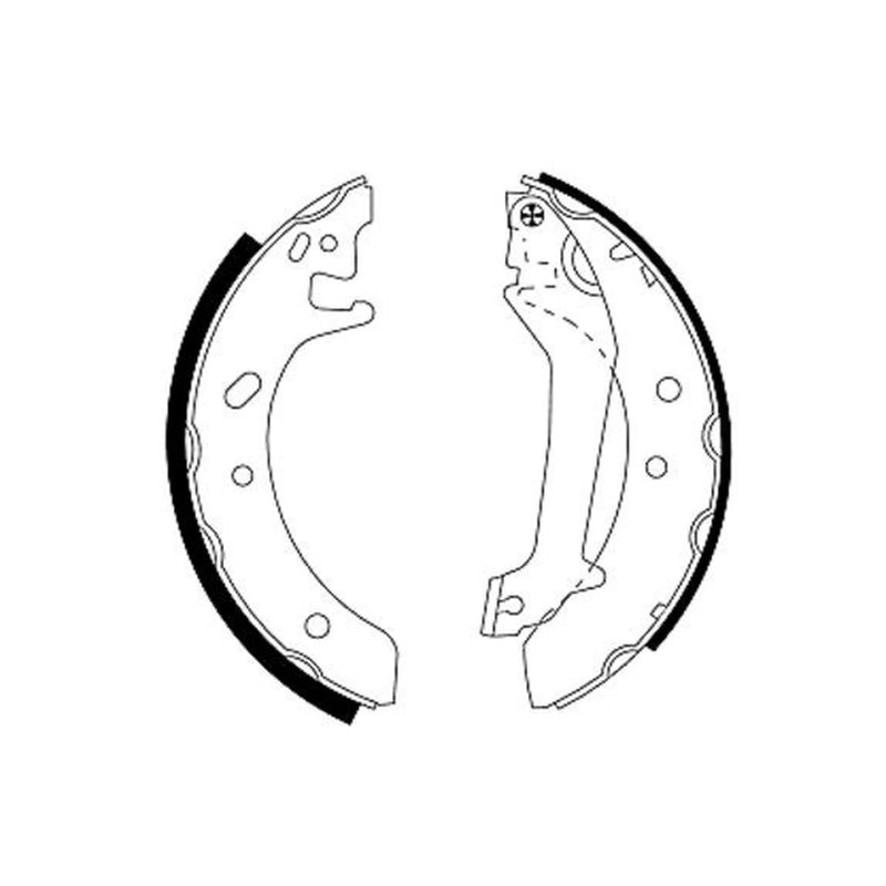 Textar Brake Shoe Set Axle Kit 91046600