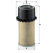 MANN-FILTER Engine Air Filter C 15 165/6