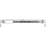 Abtex Brake Hydraulic Hose Line Right ABH1086