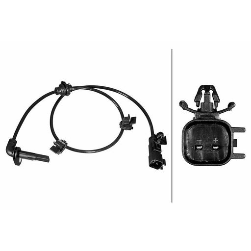 Hella ABS Wheel Speed Sensor Rear 6PU 358 217-591