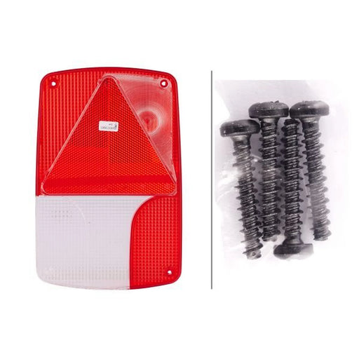 Hella Red Rear Square Lens 9EL 990 633-031 907333 9EL 990 633-031
