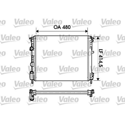 Valeo Engine Radiator 732621