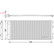 Denso Air Conditioning Condenser DCN23037