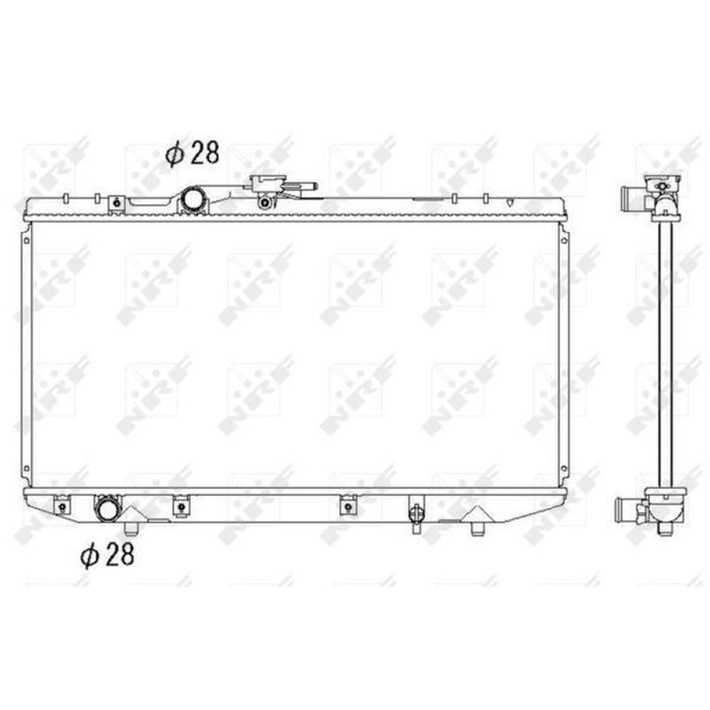 NRF Engine Radiator 53269