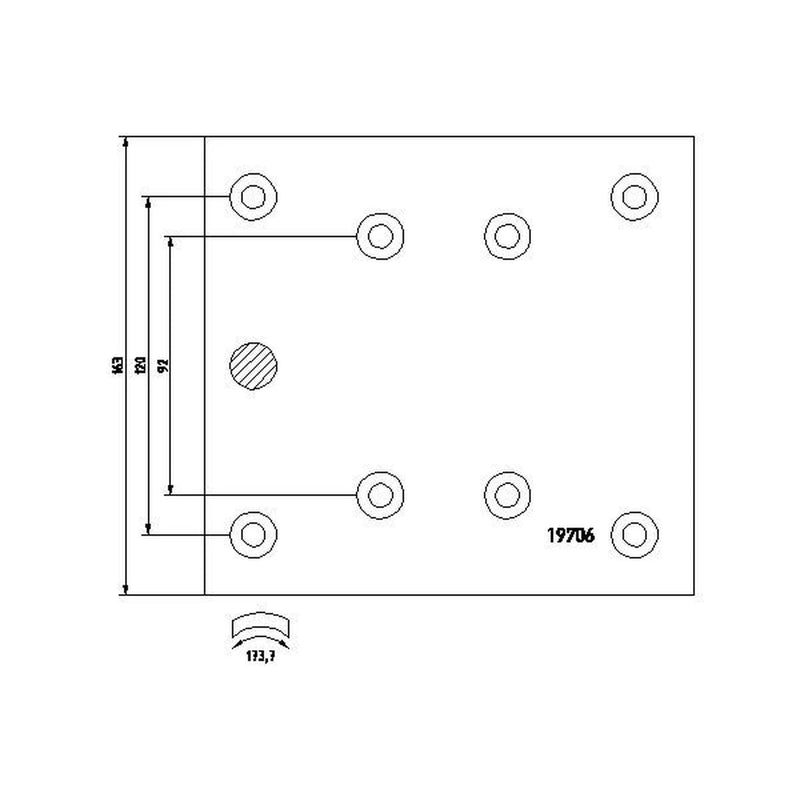 DON Don Cv Brake Lining Set MB74752S7100