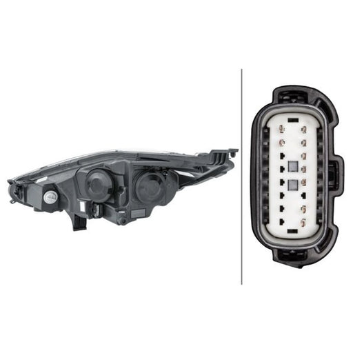 Hella Headlight Headlamp H7/H1 Right 1EL 354 803-061