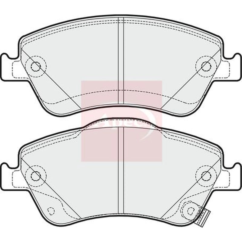 Apec Front Brake Pad Set PAD1641