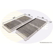 Comline Cabin Air Filter (Pollen Filter) EKF337A-2