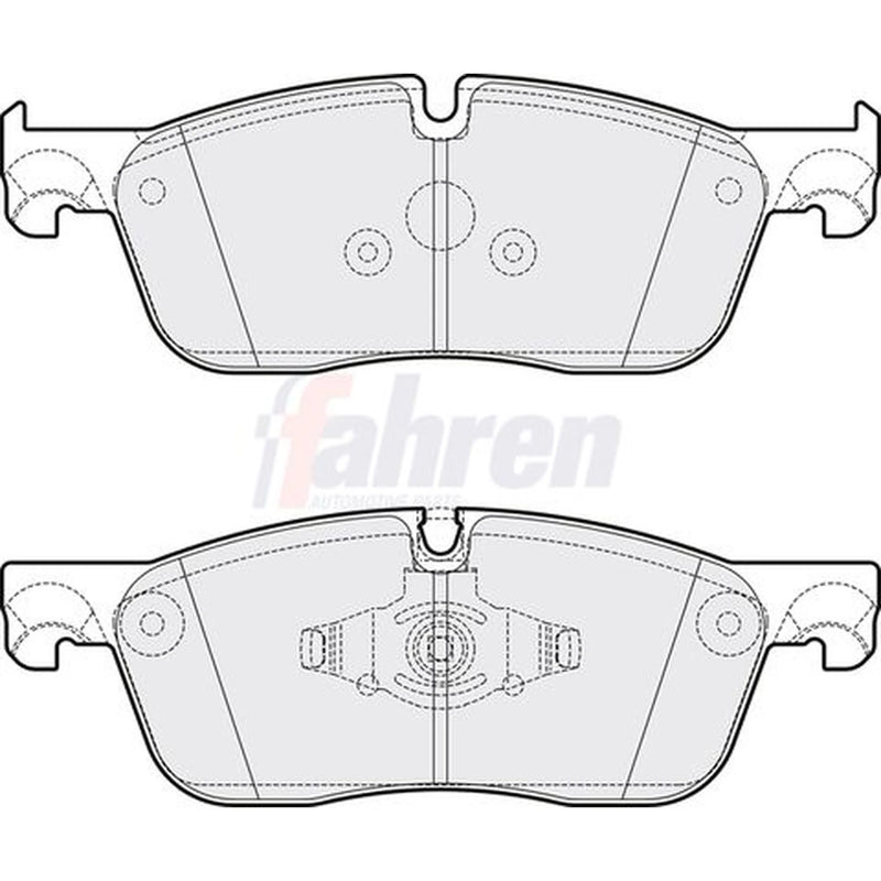 Fahren Front Brake Vented Discs & Pads fits Jaguar Xe 2015 on 2.0