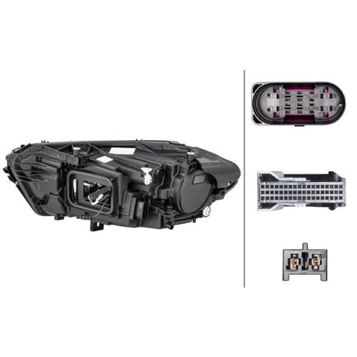 Hella Headlight Headlamp LED Right 1LX 015 091-841