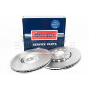 Borg & Beck 2 x Front Brake Discs BBD4948-x2