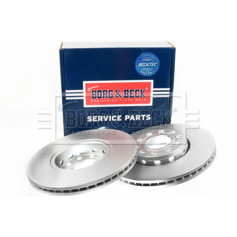 Borg & Beck 2 x Front Brake Discs BBD4948-x2
