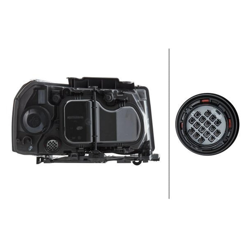 Hella Headlight Headlamp HB3 Left 1EJ 354 813-151