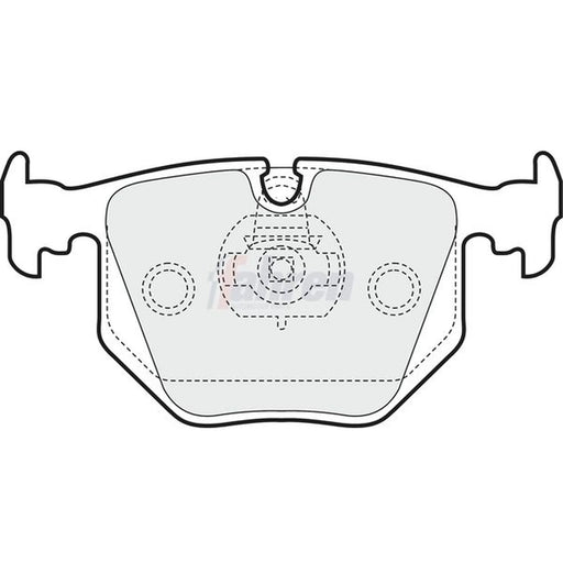 Fahren Rear Brake Solid Discs & Pads fits BMW X5 2000-2006 3.0 4.4