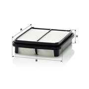 MANN-FILTER Engine Air Filter C 2337