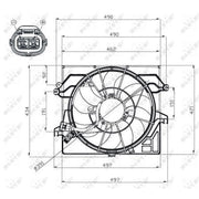 NRF Engine Cooling Fan 47482