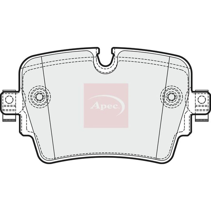 Apec Rear Brake Pad Set PAD2046