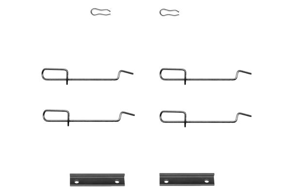 Bosch 1987474197 Accessory Kit, disc brake pad