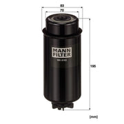 MANN-FILTER Fuel Filter Element WK 8163
