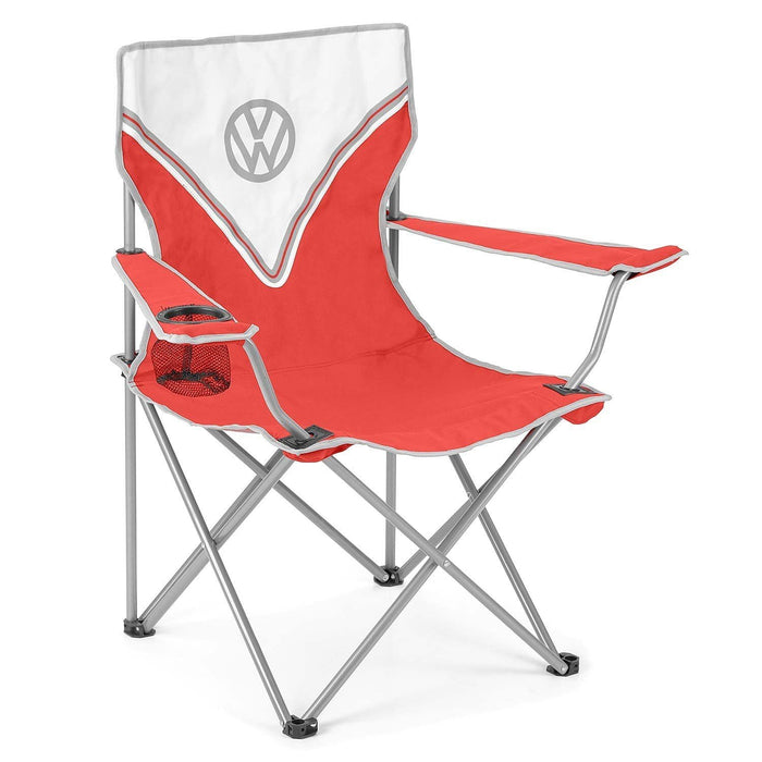 Vw Folding Camping Chair Red OL0197 - Board Masters - Van Life Living