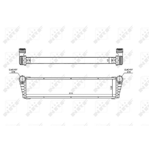 NRF Engine Radiator Centre 53799